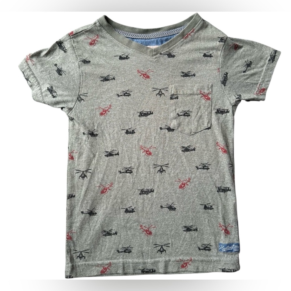 Boys helicopter tshirt